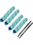 6pcs Zemin Yıkama Robotik Temizleyici Ana Fırça ve Kazık Değiştirme Ilife W400 Zemin Yıkama Robot Parçaları Aksesuarları (Yurt Dışından) 1