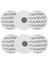 6pcs Bissell Spinwave Için Paspas Pedleri Smartsteam Ovma Buhar Paspası 3897A 3712C 3712W Dönen Paspas Yedek Pedi (Yurt Dışından) 5