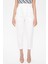 Ekru Yüksek bel pileli pantolon 41370 2