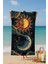 Ay ve Güneş Desenli Pamuk Plaj Havlusu – Desenli Tasarım – 75X150 cm 2