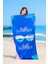 Baskılı Plaj Havlusu Pamuk Polyester Karışımı 75x150 cm Ekstra Yumuşak ve Su Emici 6