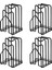 2x Kesme Tahtası Rafı Doğrama Tahtası Organizatör Standı Tutucu Mutfak Tezgahı Tencere Tava Kapakları Raf Organizatör Düz Çelik (Yurt Dışından) 1