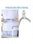 2pcs Cpap Hortum Tutucu Cpap Tüp ve Maske Askı Yatak Duvarı Kurutma Duş Cpap Boru Hook Headown Sight Sandal (Yurt Dışından) 5