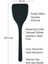 Silikon Lasanya Spatula – Siyah Mat 33,5 cm Boy 3