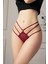 Bordo Yanları Ip Detaylı Fantezi Tanga String 2