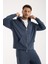 Erkek %100 Pamuk Fermuarlı Kapüşonlu Sweatshirt - Basic Rahat Hoodie 4