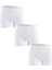 Erkek Likralı Boxer 034 (3 Paket) - Beyaz - Xxxl 1