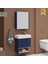 Berln 50 cm Lacivert Banyo Dolabı 1