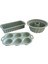 3'lü Kek Kalıbı ve Muffin Seti Mint 2