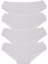 Kadın Ribana Külot C-106 (4 Lü Paket) - Beyaz - 8 4