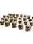 20PCS Simülasyon Kafatası Model Oyuncaklar Modern Mini Kafatası Diy Cadılar Bayramı Dekorasyon Komik Model Oyuncaklar Koleksiyon (Yurt Dışından) 1