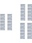 30 Pcs Beyaz Ayrıcalık Kartı Her Şey Kredi Kartı Setleri Cüzdan Ekle Kart Romantik Kart Iş Leri (Yurt Dışından) 1