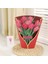 Çiçek Blossom Buket Pop-Up Kartı Anneler Günü 3D Çiçek Buket Kartları Çiçek Sepeti Tebrik Kartı A (Yurt Dışından) 3
