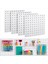 8 Adet Pegboard Duvar Organizatörü Beyaz Pegboard Duvar Asılı Zanaat Odası Için Pegboard Garaj Mutfak Oturma Odası (Yurt Dışından) 2