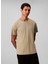 Bisiklet Yaka Haki Erkek T-Shirt LV04LB275GLKJ_SS Supıma Chest Emb C 2
