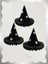 - Hanging Honeycomb Witch Hat Decorations - Cadı Şapka Dekorları (3lü) 1