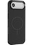 iPhone 17 Air Kılıf M-Safe Şarj Özellikli Metal Kamera Çerçeveli Blt Edi Silikon Kapak - Siyah 3