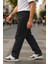 Erkek Yüksek Bel Bol Kesim Baggy Loose Fit Jean PANTOLON-C352 5