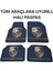 Lüx Oto Halı Paspas Desenli Yıkanabilir Universal (Her Araca Uyumlu)(Porsch Siyah) 1
