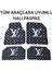 Lüx Oto Halı Paspas Desenli Yıkanabilir Universal (Her Araca Uyumlu)(Lv Siyah) 1