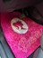 Lüx Oto Halı Paspas Desenli Yıkanabilir Universal (Her Araca Uyumlu)(Barbie Logo) 4