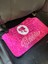 Lüx Oto Halı Paspas Desenli Yıkanabilir Universal (Her Araca Uyumlu)(Barbie Logo) 5