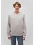 Erkek Gri M0s10276-81582 Bisiklet Yaka Sweatshirt 17