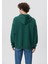 Erkek Zümrüt Yeşili M067149-71874 Kapişonlu Sweatshirt 20