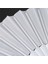 3x Plastik Kumaş El Katlanabilir Fan Bayanlar Erkekler Beyaz (Yurt Dışından) 4