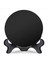 2x Obsidian Stand Feng Shui Pürüzsüz Doğal Kristal Ev Dekorasyonu Qi Toplama Zenginlik ve Doğruluk 80MM (Yurt Dışından) 3