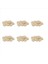 60PCS Mini Maskeler Reçine Maskesi Düz Cabochon Bej Kız Yüz Düz Scrapbooking Diy Saç Yay Merkezi El Sanatları Yapım (Yurt Dışından) 4