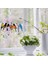 Bir Tel Üzerinde Çok Renkli Kuşlar Lekeli Bahçe Suncatcher Kuş Süslemeleri Bir Şube Suncatchers Kolye Evinde Bir (Yurt Dışından) 5