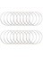 12 Pcs 4 Inç Gümüş Metal Yüzük Çemberler Makrome Halkası Rüya Catchers Makrame ve Dıy El Sanatları Için (Yurt Dışından) 2