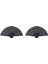 2pcs 8 Inç Çin Japon Katlanır Fan Orijinal Ahşap El Bambu Cep Fan-Black (Yurt Dışından) 1
