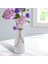 Beyaz Seramik Vazo Minimalist Stil Dekorasyonu Modern Ev Dekorasyonu Porselen Vazo Mat Tasarım (B Stili) (Yurt Dışından) 5