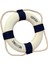 2pcs Gemiye Hoş Geldiniz Köpük Nautical Life Lifebuoy Yüzük Tekne Duvar Ev Dekorasyonu 50 cm Mavi ve Kırmızı (Yurt Dışından) 4