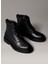 Siyah Erkek Bot Combat Ess Lace Up Zıp Boot Aop 3