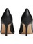 Deri Siyah Kadın Stiletto FW0FW08993BDS 4