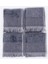 Zeus 4'lü El Havlusu Seti Organik Pamuk Inject Antrasit 30X50 cm 4