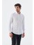 Beyaz Slim Fit İtalyan Yaka Uzun Kol Klasik Kravatlık %100 Pamuk Saten Gömlek 1