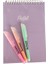 Pastel A5 Kareli Not Defteri Işaret Kalemi Set 5