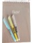 Pastel A5 Kareli Not Defteri Işaret Kalemi Set 6