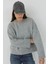 Kadın Kalın Ekstra Yumuşak Yuvarlak Yaka Kazak Grey 4