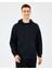 M Essential Full Zip Hoodie Sweatshirt Erkek Siyah Sweatshirt S2610014-3817 1