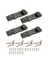 Anahtarlı Hasp Kilitleri 4 Paket 4 Inç Twist Knob Dolap Kilidi Anahtar Kilitli Kilitleme Montaj Vidaları ile Kilit Kilidi (Yurt Dışından) 1