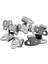 60PCS Dolap Yay Yüklü Demir Düz Döngü Geçiş Mandal 45MM Uzunluk (Yurt Dışından) 2