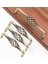 Metal Mobilya Vintage Çekmece Kulpları (Delik Aralığı 128 Mm) Vidalı Kuş Kayıt Tasarımı Bronz Renk 4 Tip (Yurt Dışından) 2
