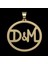 8 Ayar Altın Kolye Ucu D&m GM10965 1 gr 4