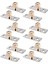 12MM Çapı Ahşap Sürgülü Kapı Kılavuzu Metal Bulucu Durdurucu 12 Pcs (Yurt Dışından) 1