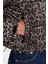 Leopar Desen Relaxed Fit Çıkarılabilir Kapüşonlu Şişme Mont Bayan Mont DW0DW21967 0hd 7